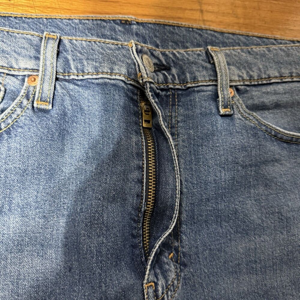 New Without Tags Men's Classic Levi's 510 Skinny 36x34 Stretch Denim Blue Jeans - Picture 4 of 8